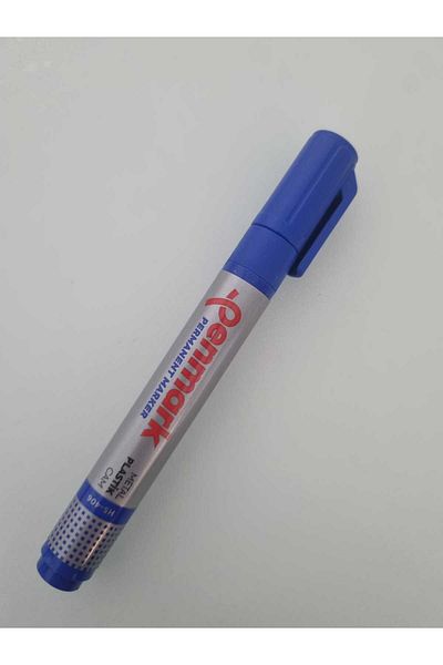 penmark Blue Permanent Marker - Cut Tip (3 Pcs)
