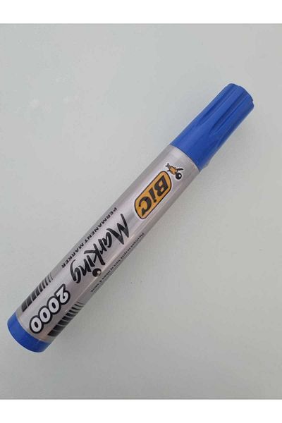 Bic Permanent Marker - 1.7 mm Round Tip Blue (3 Pcs)