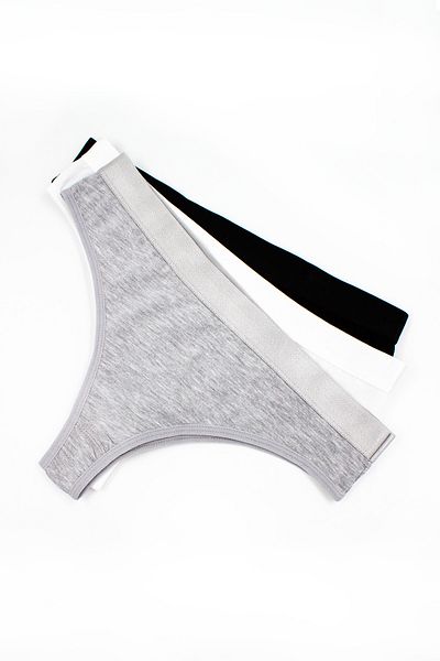Öts Women's Brazilian Cotton Panties 3 Pack