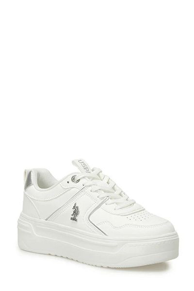 U.S. Polo Assn. Pantofort de damă CLARKE 5FX alb