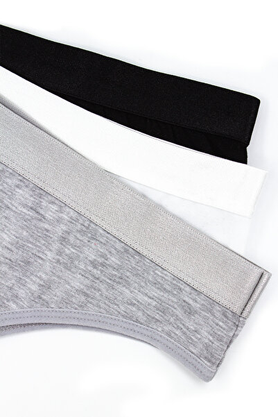 Öts Kadın Brazilian Pamuklu Külot 3'lü Paket