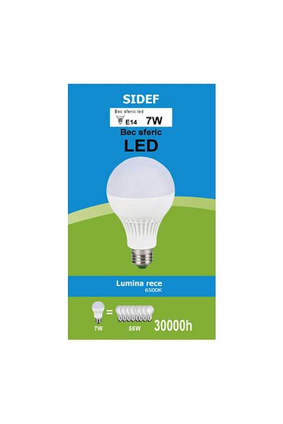 Homelux Spherical Bulb LED, 7W, E14, SC