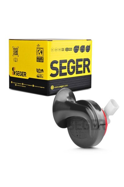 Seger -60B Salyangoz Korna 12V (Dadat), İnce Ses, Fcı Soket (Vw, Audi, Skoda, Seat, Mercedes)