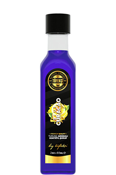 By Tüfekçi Gourmet Series Turunç (Blue Curacao) Aromalı Şurup – 60 ml