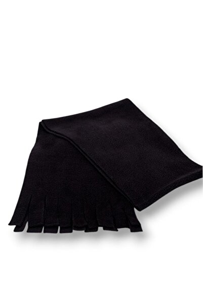 Eke Tekstil Eșarfă unisex din lână neagră