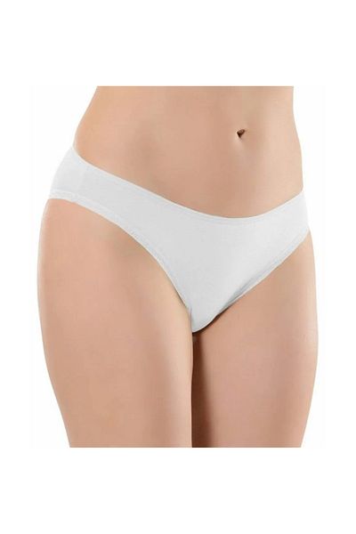 Belinay Λευκό Γυναικείο Οικονομικό Πακέτο - 50% Modal, 40% Cotton, 10% Lyrca, Σετ 12