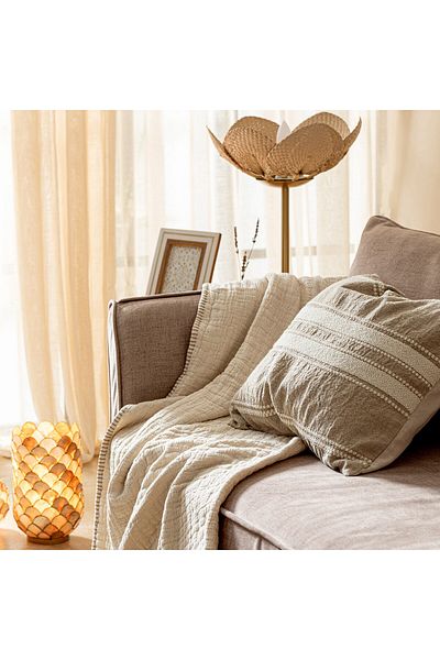 Chakra Vinyas Pillow Natural