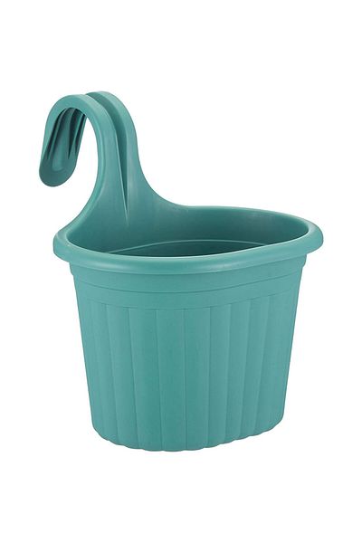 Homelux Camellia Pot, 3 L, UV Treated, Dark Green, Polypropylene