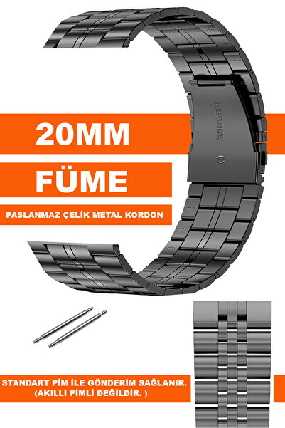 Trendburada 20mm Fossil-welder-wesse-casio-armani-omega-seiko-tissot Saat Uyu...