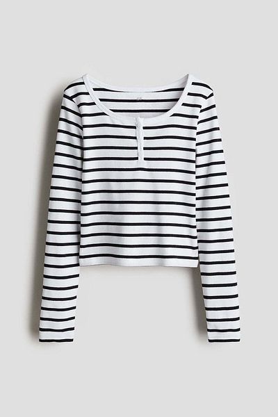 H&M Long-sleeved Jersey Top