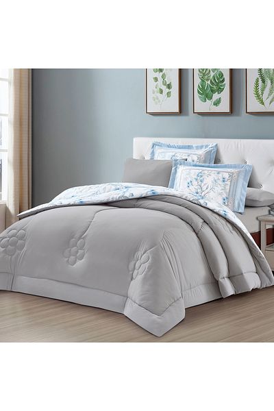 Donetella Printed Bedding Comforter Set 4- Pcs Single Size, 170 X 230 Cm With 350 gsm filling