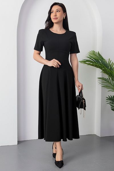 PULLIMM Rochie cu mânecă scurtă cu decolteu oval NY4515