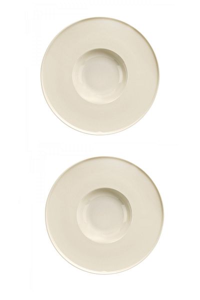 Kütahya Porselen Chef Taste - 24 cm Spaghetti and Pasta Plate, Set of 2