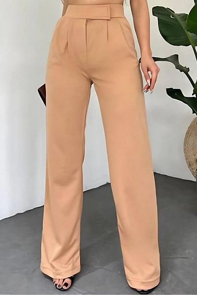 Bestenur Παντελόνι Palazzo Mink Velcro 1353