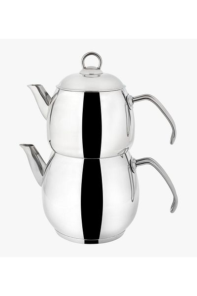 FMS Almond Teapot Medium Metal (18/10)