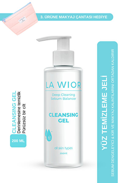 La Wior Tüm Cilt Tipleri Için Sebum Dengeleyici Onarıcı Temizleme Jeli 200 ml