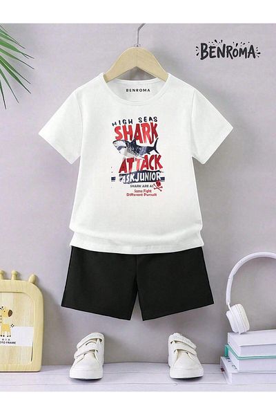 BENROMA Unisex Παιδικό Σετ Σορτς - Character Printed