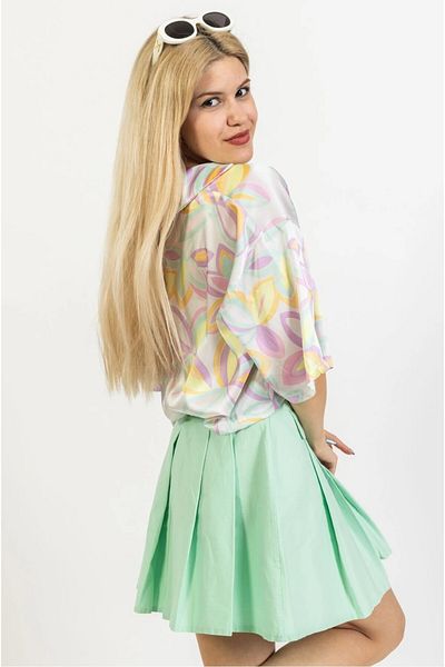 Quzu Pleat Detailed Skirt