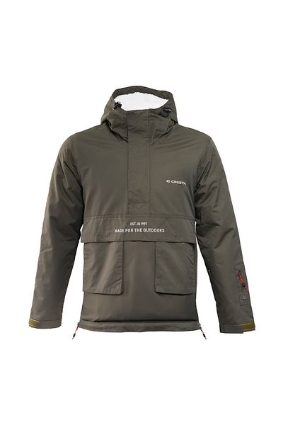 Cresta Μπουφάν για σκι / Snowboard / Outdoor με κουκούλα χακί