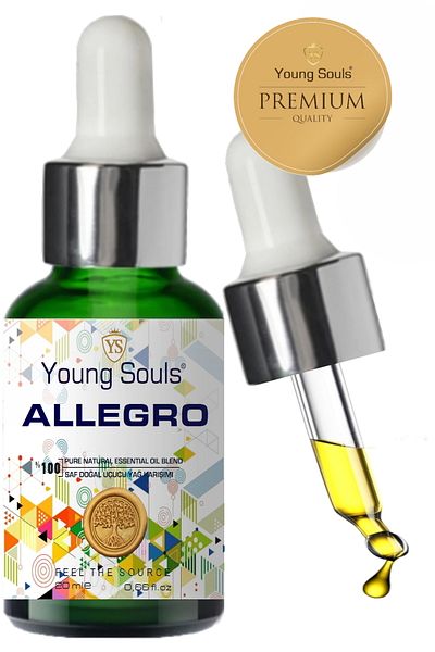 YOUNG SOULS Allegro Aromatherapy Essential Oil Blend - 20 ml Essential Oil Blend