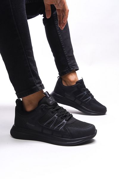 Riccon Κλερντουίν 001243   Μοντέλο ανδρικό μαύρο sneaker