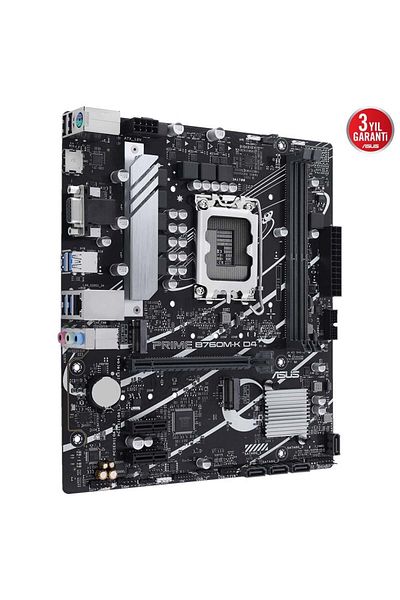 ASUS Prime B760M-K D4 1700 Ddr4 5333 Mhz Matx Gaming Motherboard - Intel Socket