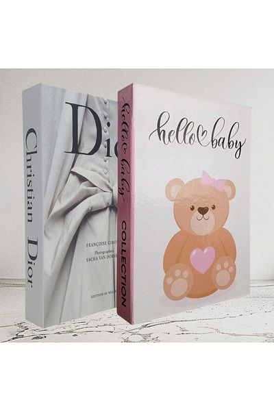 betton Decorative Book Look Openable Box 2 Pieces