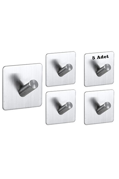 ardini Self Adhesive Hanger Chrome 5 Pack