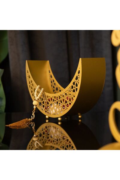 Wall Art İstanbul Metal Islami Motifli Hilal Masaüstü Dekor - 26 X 8 X 16 Cm ...