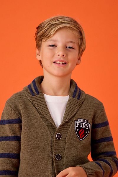 Nisrakids Cardigan pentru copii cu guler șal