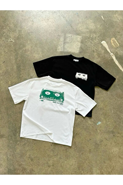 npLStore Unisex Studios Štampano Dvodelni set Oversize kroj T-shirt