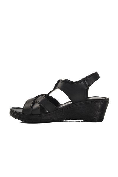 AYAKMOD Women's Black Heeled Sandals - 673572   Z