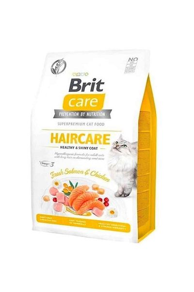 Brit Brit Care Grain Free Haircare Healthy and Shiny Coat Dry Cat Food - 7 kg