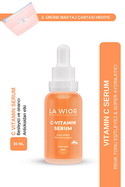La Wior فيتامين C - مصل العناية بالتفتيح وموازنة اللون، حمض الأسكوربيك 20% حم...