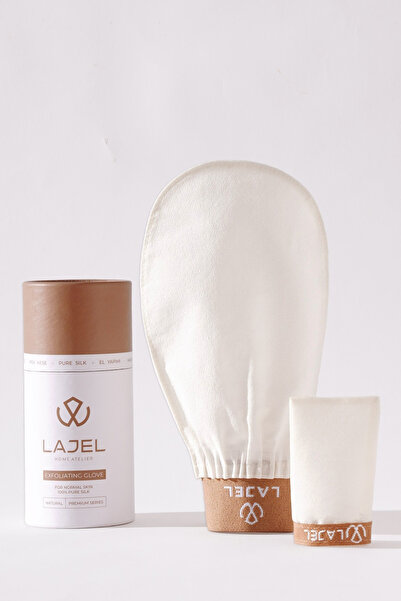 Lajel Premium Kese + Yüz Kesesi Banyo Duş Kesesi Peeling Eldiveni %100 Floş İ...