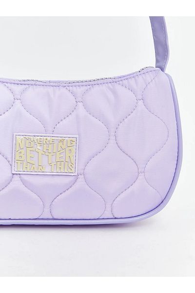 LC Waikiki ACCESORII LCW Geantă Baguette pentru fete cu imprimeu liliac