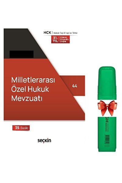 Seçkin Yayıncılık Milletlerarası Özel Hukuk Mevzuatı (Cep Kitabı)(Fosforlu Ka...