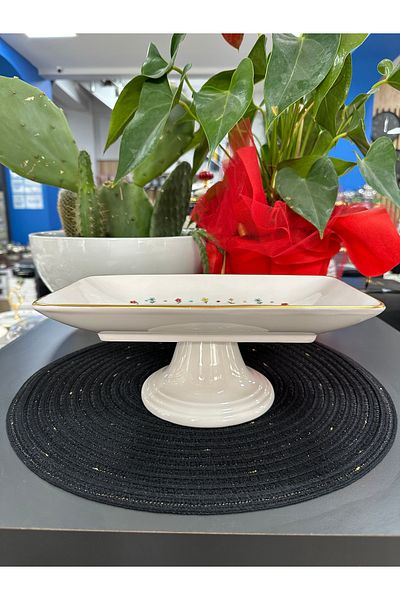 ACAR Livaldi̇ Ceramic Presentation Plate 28 cm