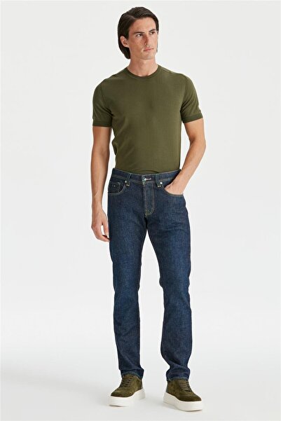 TRAMAROSSA Lacivert Ham Denim Pantolon