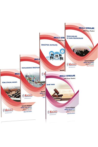 İlkumut Yayınları Aöf - 3. Siyaset Bilimi Ve Kamu Yönetimi (5 DERS) Bahar Set...