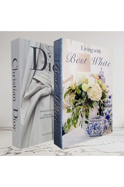 betton Decorative Book Look Openable Box 2 Pieces