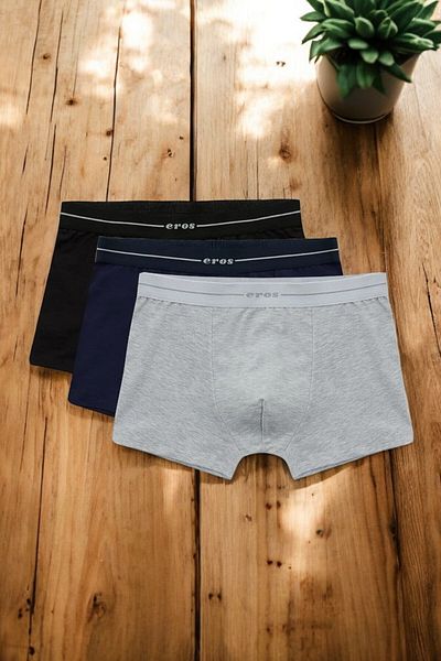 Eros Ανδρικό 3 Χρώμα Lycra Cotton Boxer ay4704-24WV15e