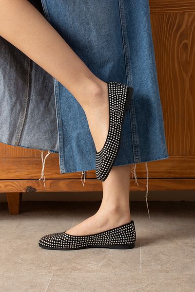 STOCON Balerini de damă, ușoare, confortabile, talpă, ortopedice, din piele de căprioară, pantofi pentru mamă, balerini de acasă