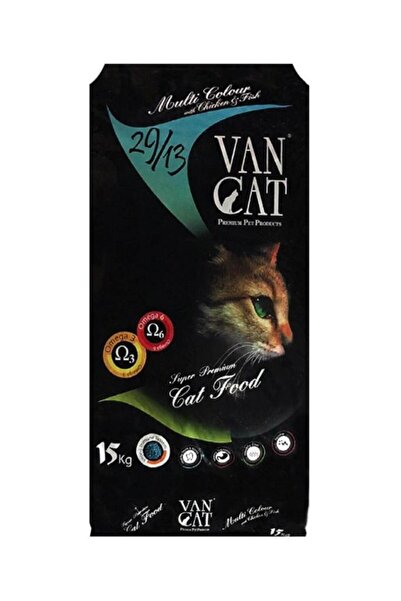Vancat Multi Color Renkli Yetişkin Kedi Maması 15 Kg