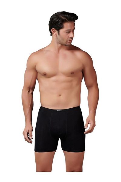GÜMÜŞ Ασημί ανδρικό μπαμπού λεπτή μέση ελαστάν Boxer 8007