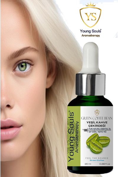 YOUNG SOULS Green Coffee Bean Carrier Oil - Cold Pressed 20 ml