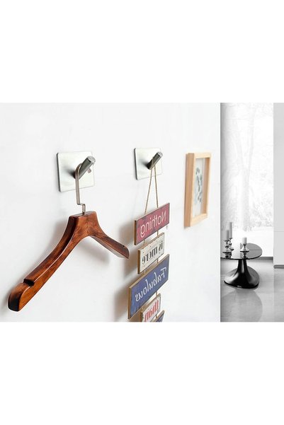 ardini Self Adhesive Hanger Chrome 5 Pack