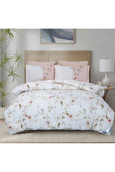 Donetella Printed Bedding Comforter Set, 4 Pcs Single Size Fits 170x230 Cms