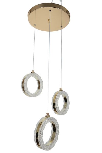 Fer Avize Işıl Gold Modern Chandelier Living Room Kitchen Living Room Doorway Single 3-Piece Pendant Lamp Row