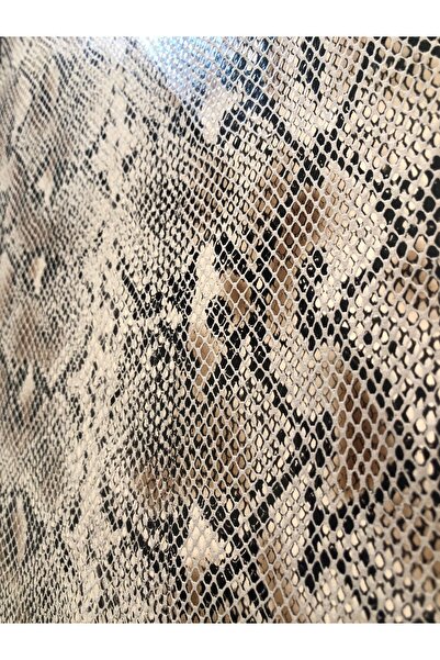 KumaşEvi Self-Adhesive Snake Print Faux Leather- Shoe Bag Car Interior Upholstery Hobby Products 21 X 30 cm